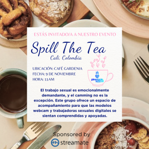 Pineapple Support Launches “Spill the Tea, Colombia”: A New Monthly Community Support Event for Adult Industry Professionals