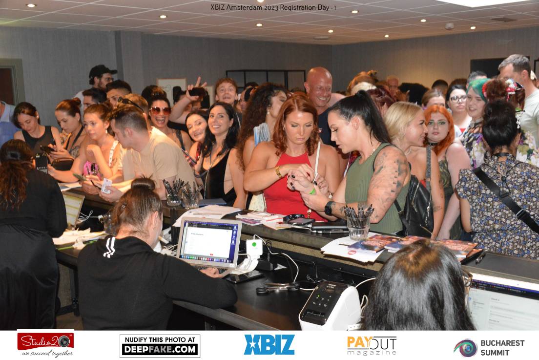 DAY 1 EVENT REGISTRATION BY MY.CLUB AND WELCOME RECEPTION BY GRABBYS - XBIZ AMSTERDAM 2023